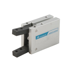 Pinza neumática de doble efecto de 2 mordazas de 30 grados D25 mm