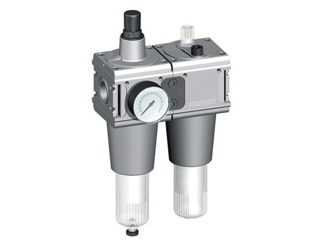 FRL 2 Partes G3/4'' 13500l/min 0.1-3.0bar/1-44psi Semi-Automático Policarbonato Multifix 5