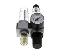 FRL 2 Partes G1/4'' 700l/min 0.5-10.0bar/7-145psi Semi-Auto 40 mm Manómetro Policarbonato Multifix 0