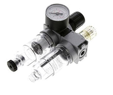 FRL 2 Partes G1/8'' 700l/min 0.5-10.0bar/7-145psi Semi-Auto 40 mm Manómetro Policarbonato Multifix 0