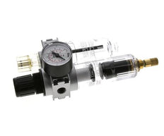 FRL 2 Partes G1/4'' 700l/min 0.2-6.0bar/3-87psi Auto 40 mm Manómetro Policarbonato Multifix 0