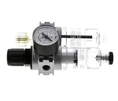 FRL 2 Partes G1/4'' 700l/min 0.5-10.0bar/7-145psi Semi-Auto 40 mm Manómetro Policarbonato Multifix 0