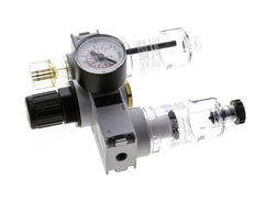 FRL 3 Partes G1/8'' 750l/min 0.2-6.0bar/3-87psi Semi-Auto 40 mm Manómetro Policarbonato Multifix 0
