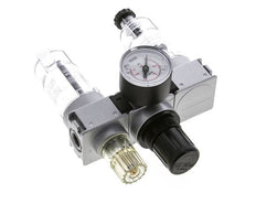 FRL 3 Partes G1/4'' 750l/min 0.5-10.0bar/7-145psi Semi-Auto 40 mm Manómetro Policarbonato Multifix 0