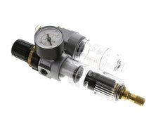 FRL 2 Partes G1/4'' 350l/min 0.5-10.0bar/7-145psi Auto Policarbonato Estándar 0