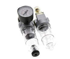 FRL 2 Partes G1/4'' 350l/min 0.5-6.0bar/7-87psi Semi-Auto Policarbonato Estándar 0