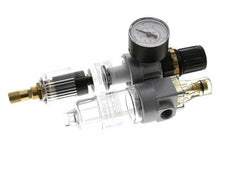 FRL 2 Partes G1/4'' 350l/min 0.5-10.0bar/7-145psi Auto Policarbonato Estándar 0