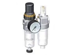 FRL 2 Partes G1/8'' 350l/min 0.5-10.0bar/7-145psi Semi-Auto Policarbonato Estándar 0