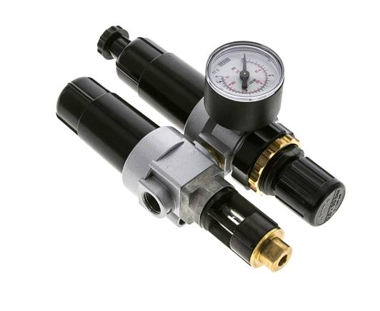 FRL 2 Partes G1/4'' 350l/min 0.5-10.0bar/7-145psi Semi-Auto Metal Estándar 0