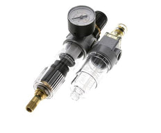 FRL 2 Partes G1/4'' 350l/min 0.5-10.0bar/7-145psi Auto Policarbonato Estándar 0