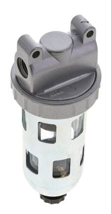 Filtro 5micrones G1/4'' 800l/min Jaula de Protección Semiautomática de Policarbonato Estándar 1