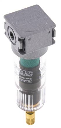 Microfiltro 0.01micrones G1/8'' 230l/min Auto Policarbonato Multifix 0