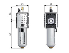 Lubricador G1/2'' Metal Futura 2