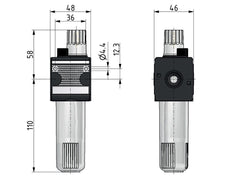 Lubricador G1/4'' Multifix 1