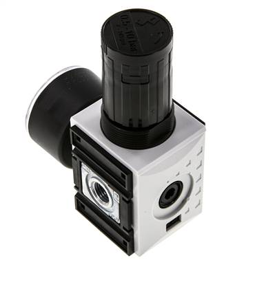 Regulador de presión de precisión G1/4'' 2000l/min 0.5-10.0bar/7-145psi PA Futura 1