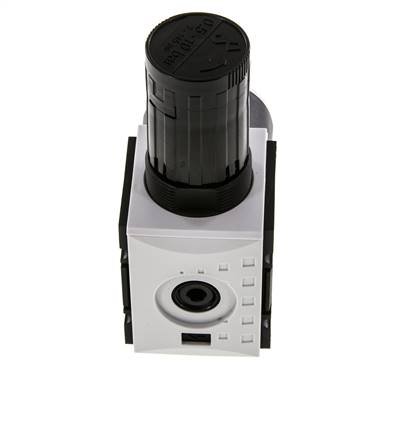 Regulador de presión de precisión G1/4'' 2000l/min 0.5-10.0bar/7-145psi PA Futura 1