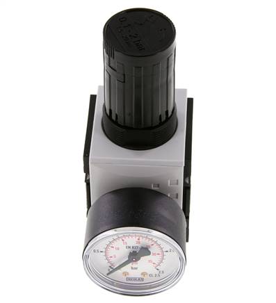 Regulador de presión G1/4'' 2000l/min 0.1-2.0bar/1-29psi PA Futura 1