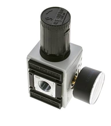 Regulador de presión de precisión para ensamblaje de colector G1/2''&3/8'' 5200l/min 0.5-10.0bar/7-145psi PA Futura 2