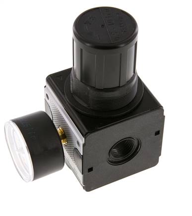 Regulador de presión de precisión G1/2'' 8700l/min 0.5-10.0bar/7-145psi de fundición de zinc Multifix 2