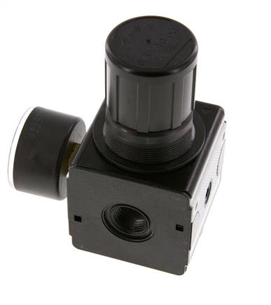 Regulador de presión de precisión G1/2'' 8700l/min 0.5-10.0bar/7-145psi de fundición de zinc Multifix 2