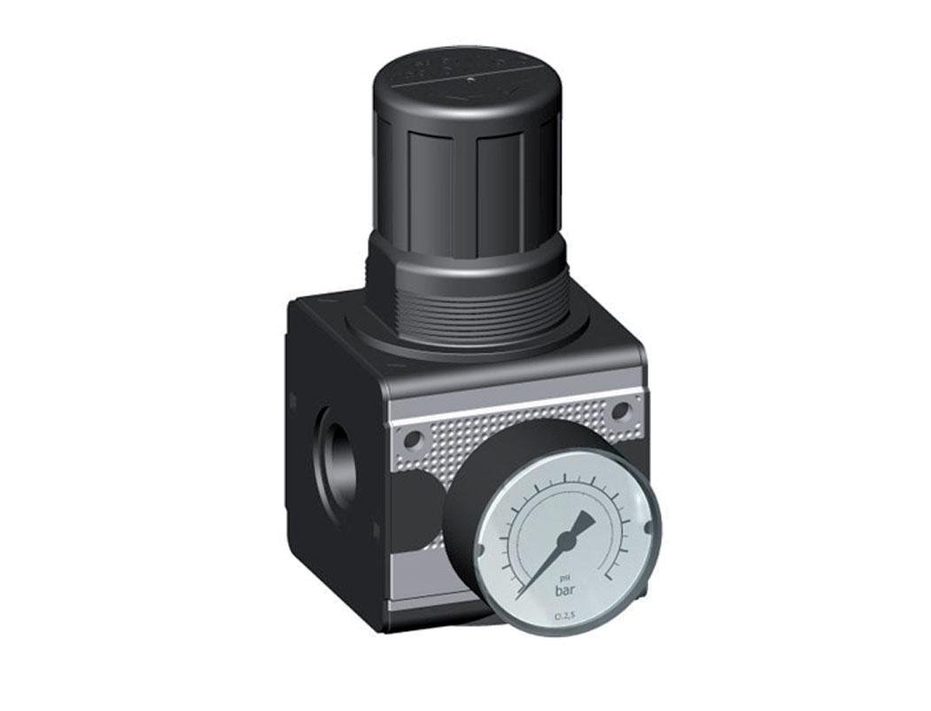 Regulador de presión G1/2'' 8700l/min 0.5-10.0bar/7-145psi de fundición de zinc Multifix 2
