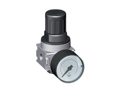 Regulador de presión G1/4'' 1450l/min 0,2-6,0bar/3-87psi Manómetro de 40 mm Multifix 0