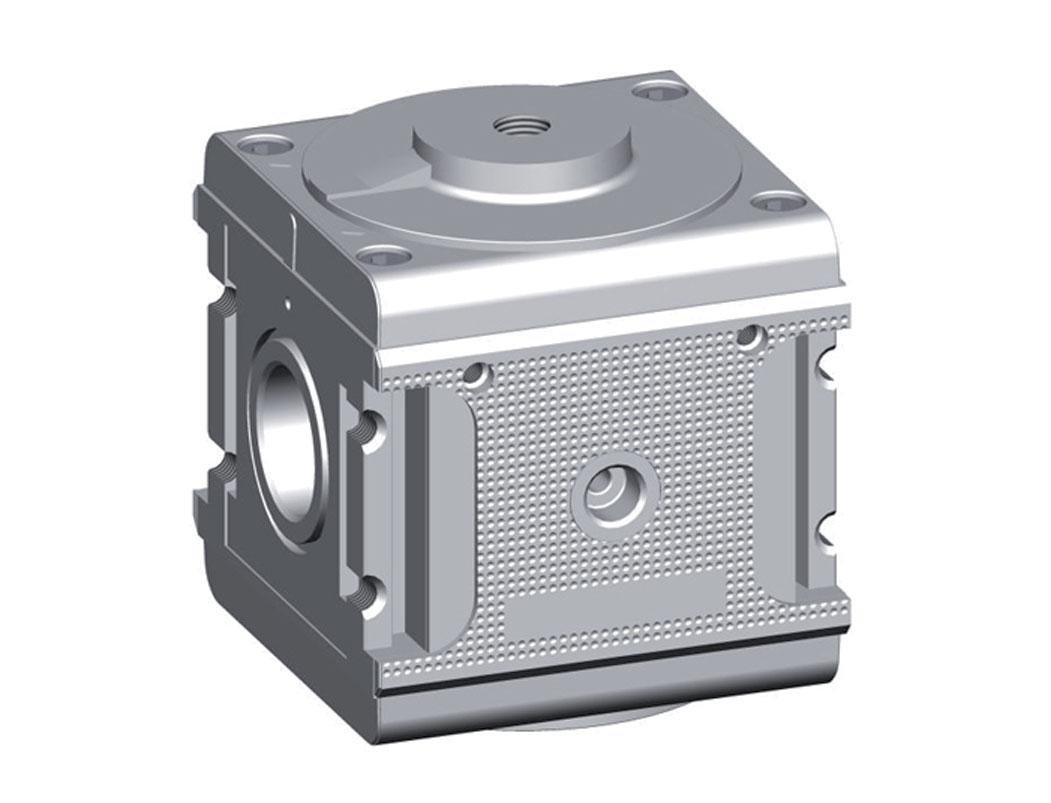 Regulador de presión pilotado G1'' 17500l/min 0.5-16.0bar/7-232psi Aluminio Multifix 5