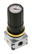 Regulador de presión G1/4'' 1450l/min 0.5-10.0bar/7-145psi Perilla de fundición de zinc con manómetro Multifix 0