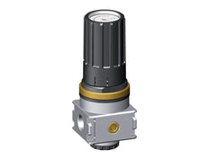Regulador de presión G1/4'' 1450l/min 0.5-10.0bar/7-145psi Perilla de fundición de zinc con manómetro Multifix 0