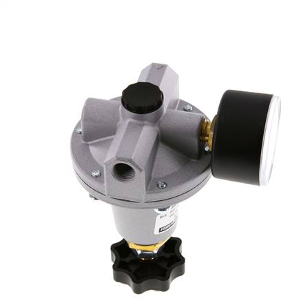 Regulador de presión de precisión G1/4'' 550l/min 0.5-10.0bar/7-145psi de fundición de zinc estándar 3