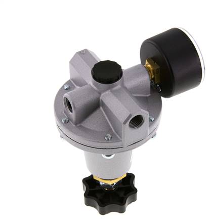 Regulador de presión de precisión G1/4'' 550l/min 0.5-10.0bar/7-145psi de fundición de zinc estándar 3