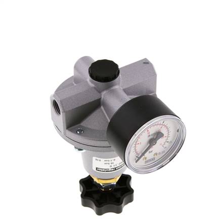 Regulador de presión de precisión G1/4'' 550l/min 0.5-10.0bar/7-145psi de fundición de zinc estándar 3