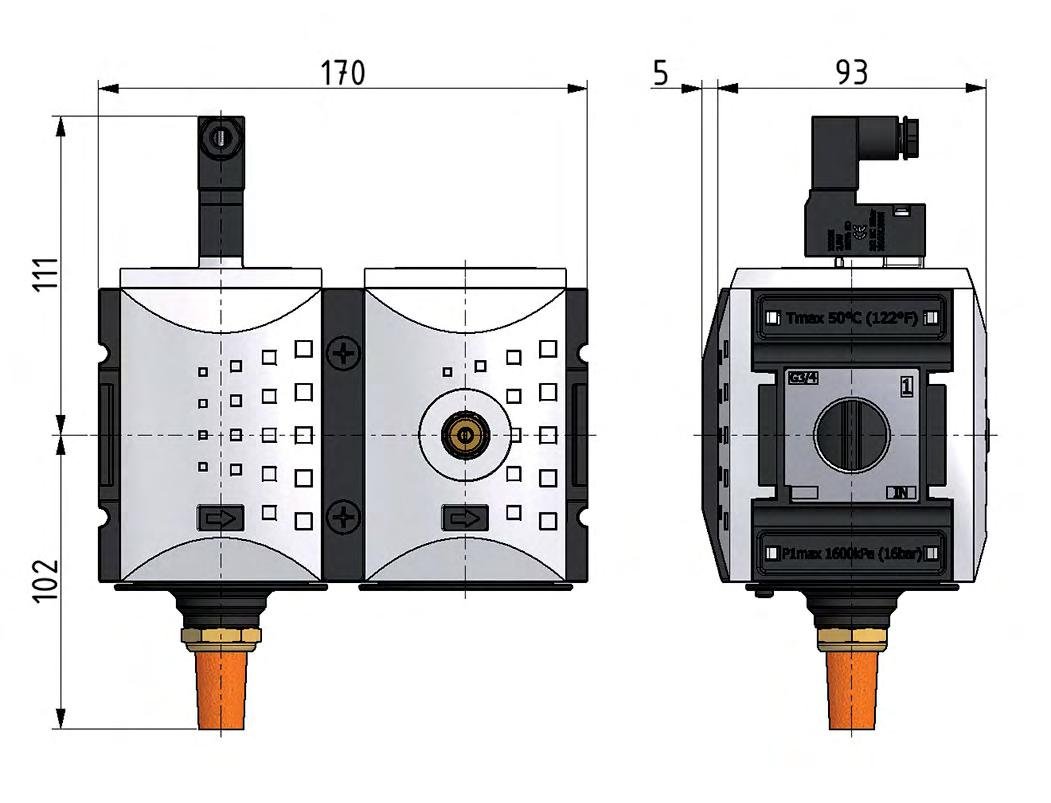 Válvula de arranque suave 1'' y 1/2'' 115VAC 8750l/min Futura 4