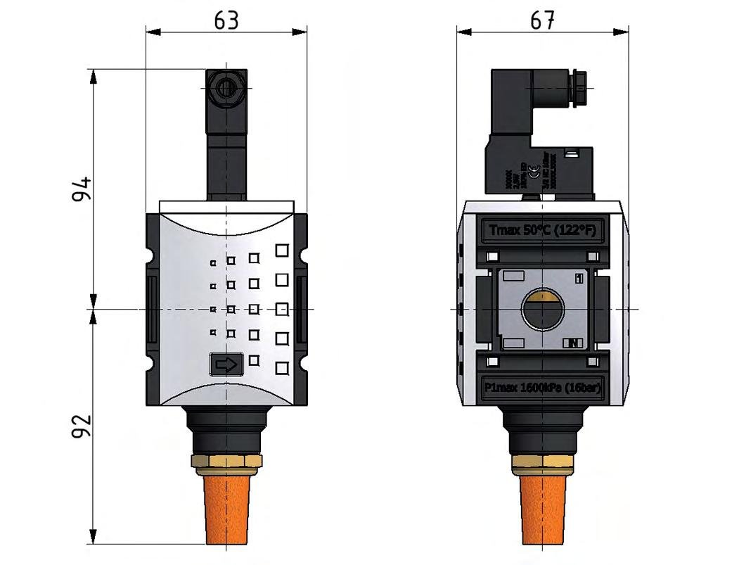 Válvula 3/2 G1/2 230VAC 4300 l/min Futura 2