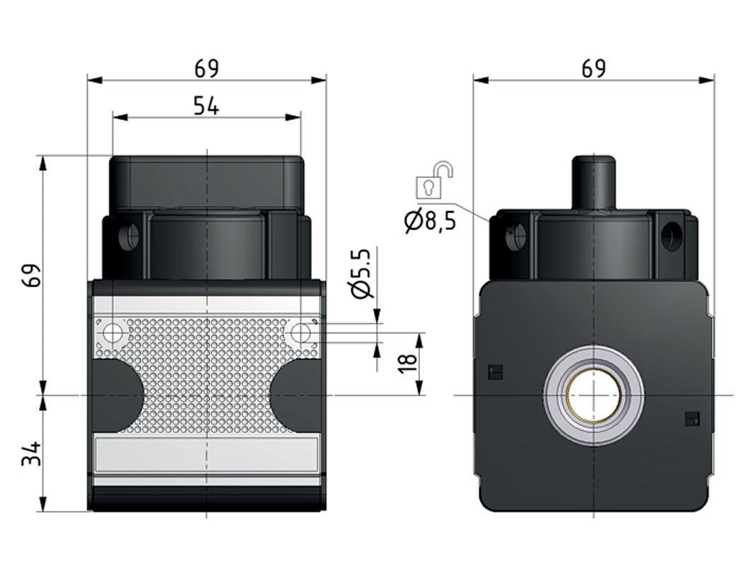 Válvula de bola 3/2 G3/4 11000 l/min Multifix 2