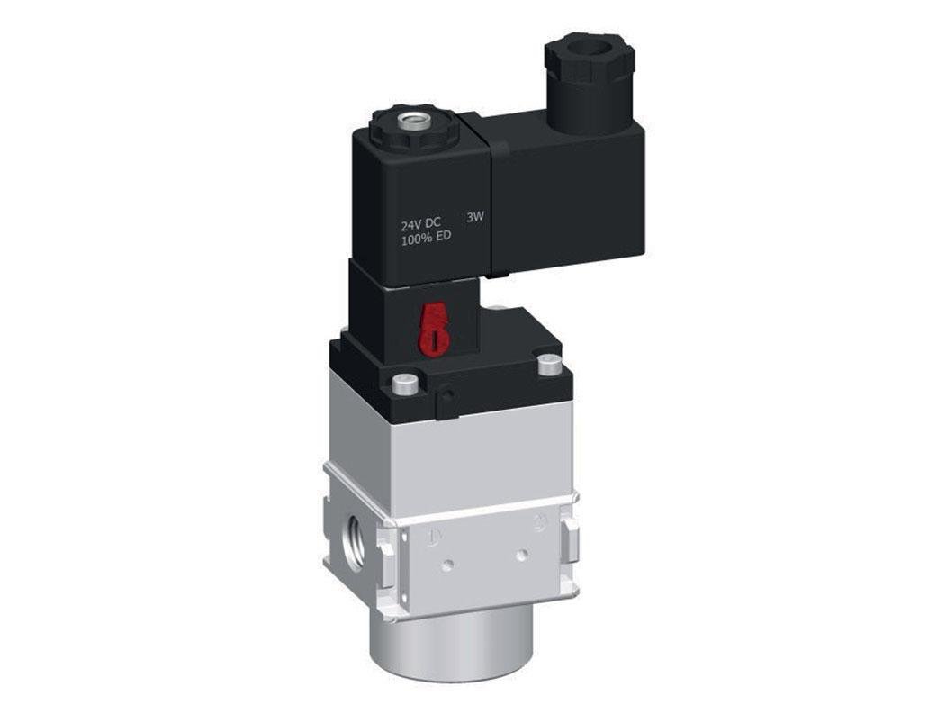 Válvula 3/2 G1/4 24VAC 1600 l/min Multifix 0