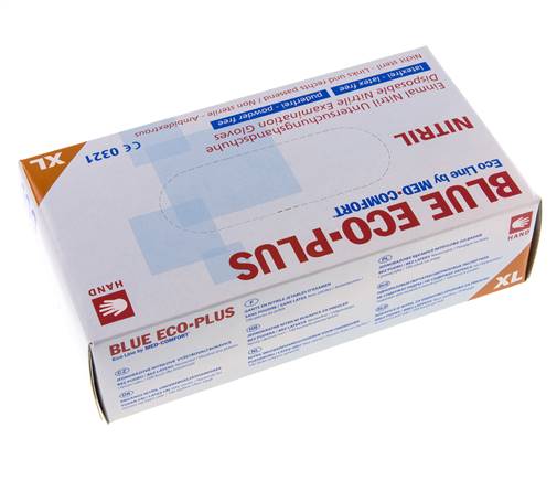 Guantes desechables de nitrilo sin polvo tamaño XL (100 unidades) Covid