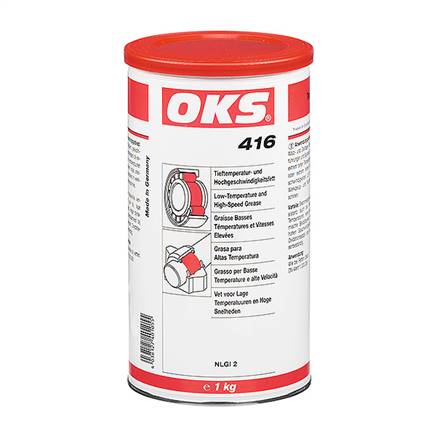 Grasa de alta velocidad de baja temperatura 5kg OKS 416