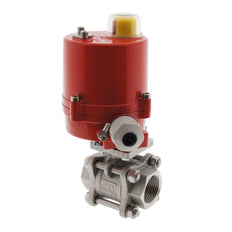 Válvula De Bola Electrica De 2 Vías G1/4'' Acero Inoxidable 24V CC