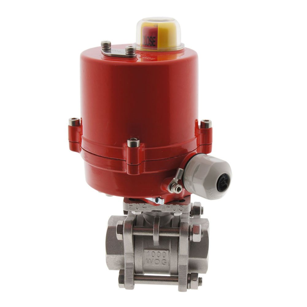 Válvula De Bola Electrica De Acero Inoxidable De 2 Vías G3/8'' 12V CC - BL2SA3