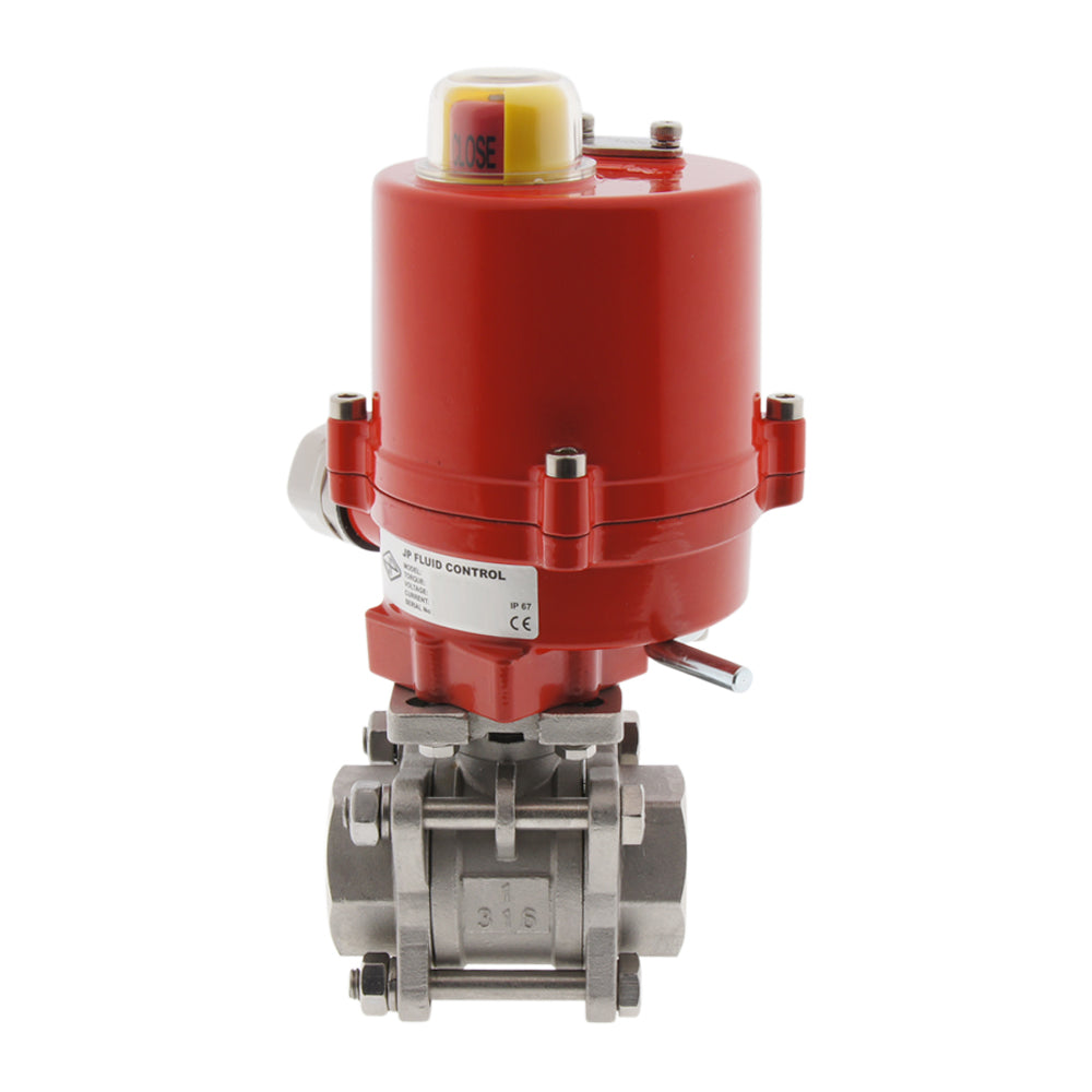 Válvula De Bola Electrica De Acero Inoxidable De 2 Vías G3/8'' 12V CC - BL2SA3