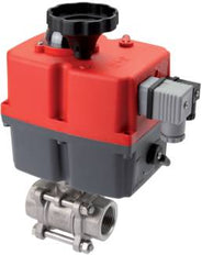 Válvula de Bola Modulante de 2 Vías de Acero Inoxidable Rp 1/2'' 24-240V AC/DC