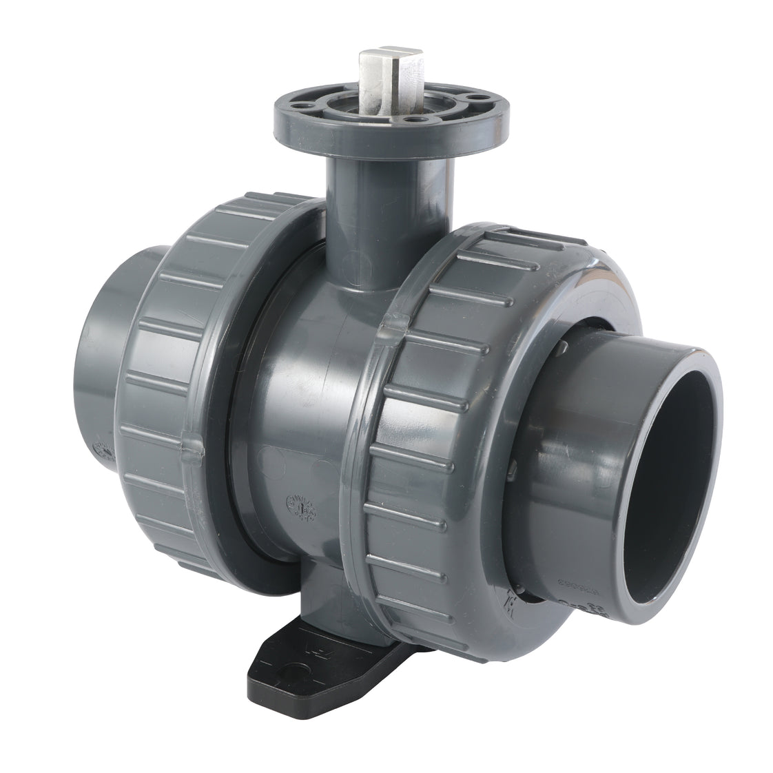 Válvula De Bola PVC De 2 Vías De 63mm ISO-Top Socket - 614 - VDL