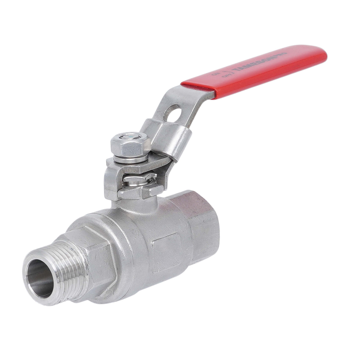 R/Rp 3/4'' 2 piezas de 2 vías válvula de bola de acero inoxidable 69 bar RTFE - TamesonPRO 1112-034