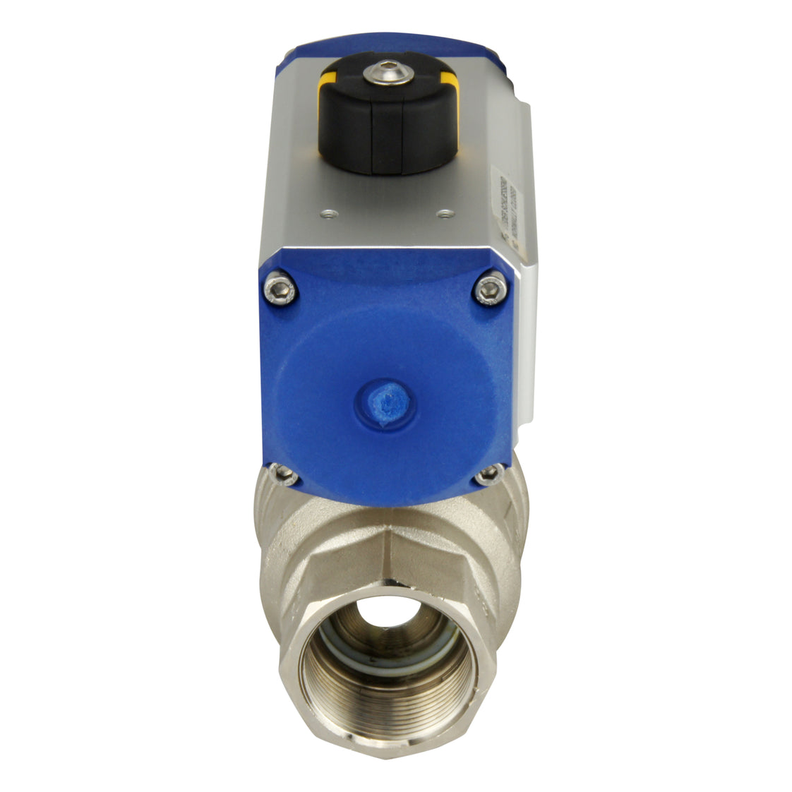Válvula de bola neumática de latón de 2 vías y doble efecto G1-1/2'' - BL2BA