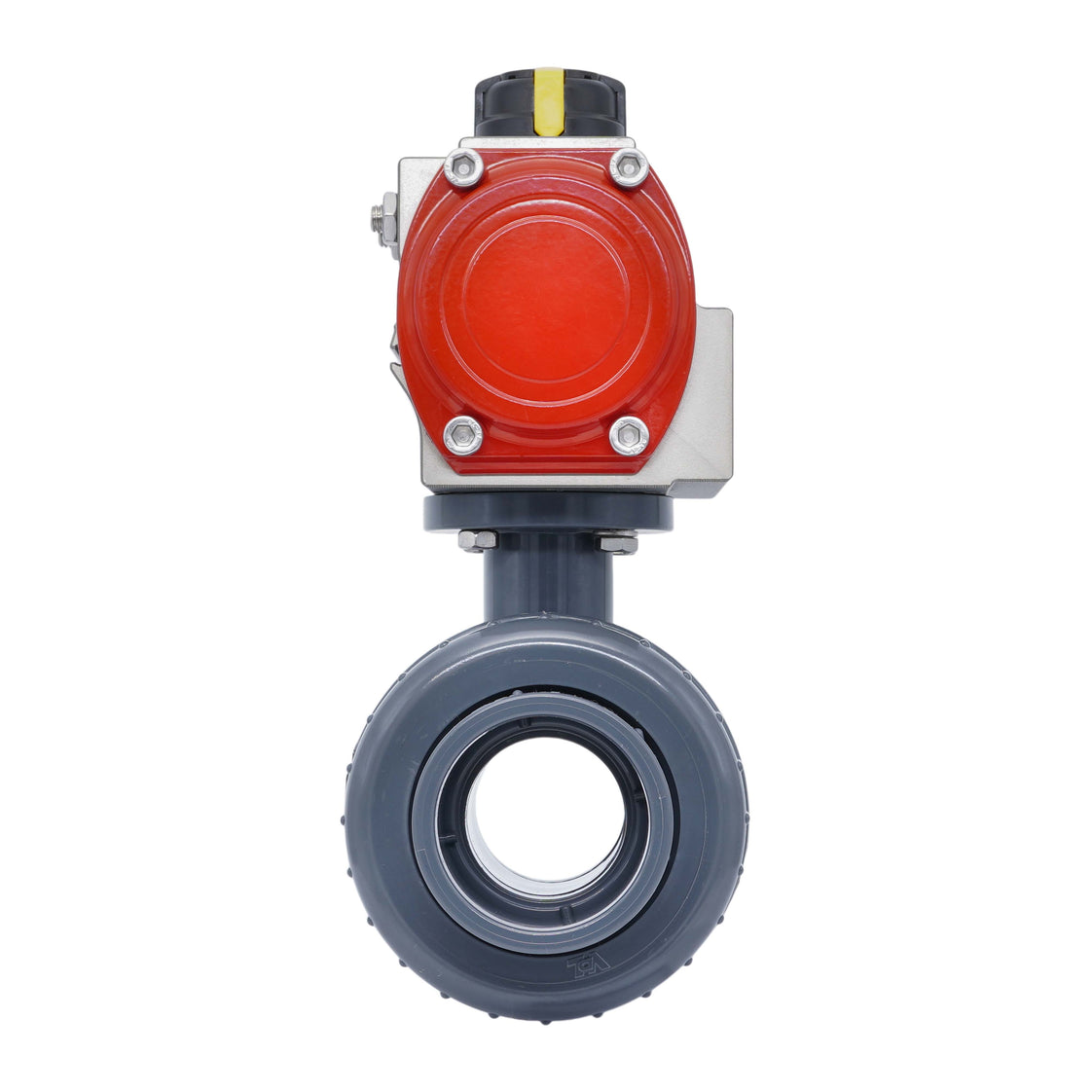 32mm Válvula De Bola Neumática PVC De 2 Vías Doble Efecto