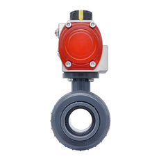 32mm Válvula De Bola Neumática PVC De 2 Vías Doble Efecto