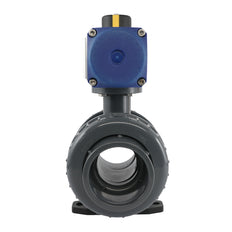 Válvula de bola neumática de PVC de 63 mm, 2 vías y doble efecto - VDL