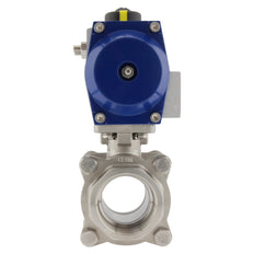 Válvula de bola neumática de acero inoxidable de 2 vías y doble efecto G2'' - BL2SA3