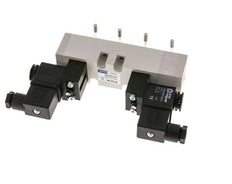 5/3 ISO 5599-1 Válvula solenoide de centro de presión 12V DC 2-10bar/28-140psi YPC
